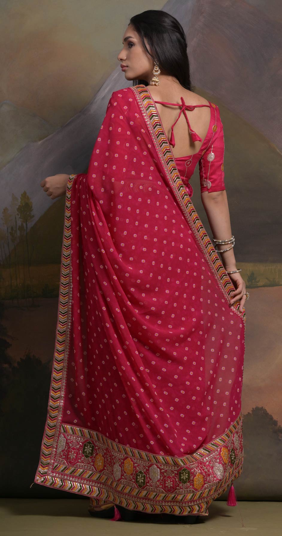 Majentha Cotton Saree