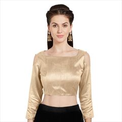 1524401: Beige and Brown color Blouse in Art Silk fabric with Thread work