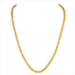 Gold color Chain in Metal Alloy studded with Artificial & Gold Rodium Polish : 1576743