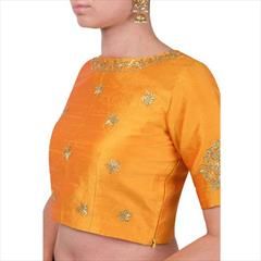 Yellow color Blouse in Art Silk fabric with Embroidered work : 1619962