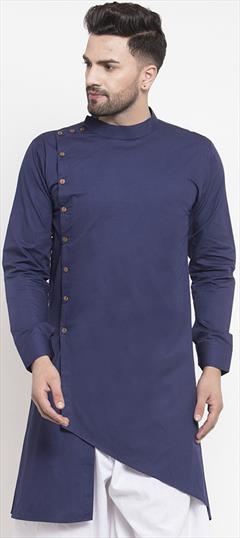 Blue color Kurta in Rayon fabric with Thread work : 1680408