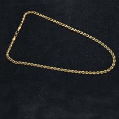 Gold color Chain in Brass studded with Artificial & Gold Rodium Polish : 1711736