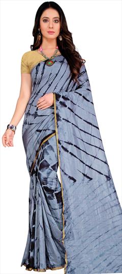 Casual, Traditional Green color Saree in Art Silk, Silk fabric with South Printed, Weaving work : 1712896