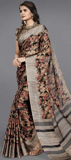 Casual, Party Wear Multicolor color Saree in Chiffon fabric with Classic Printed work : 1721701
