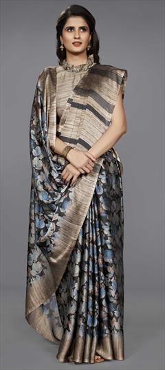 Casual, Party Wear Multicolor color Saree in Chiffon fabric with Classic Printed work : 1721704