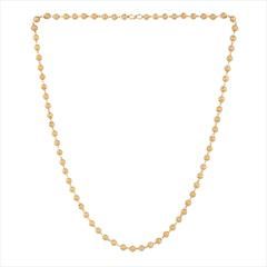 Gold color Chain in Brass studded with Beads & Gold Rodium Polish : 1728537
