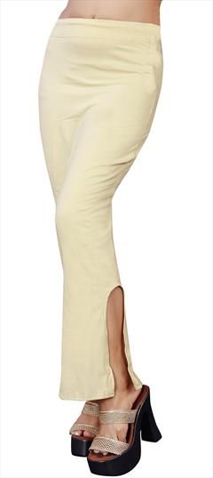 Casual Beige and Brown color Skirt in Lycra fabric with Thread work : 1752552