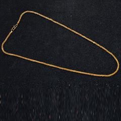 Gold color Chain in Brass studded with Artificial & Gold Rodium Polish : 1753494