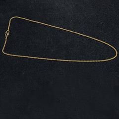Gold color Chain in Brass studded with Artificial & Gold Rodium Polish : 1753499
