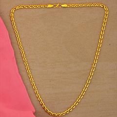 Gold color Chain in Brass studded with Artificial & Gold Rodium Polish : 1818373