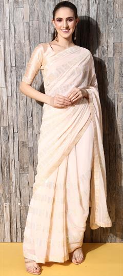 Traditional Pink and Majenta color Saree in Art Silk, Silk fabric with South Embroidered, Sequence, Thread work : 1828327