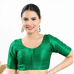 Green color Blouse in Art Silk fabric with Thread work : 1865698