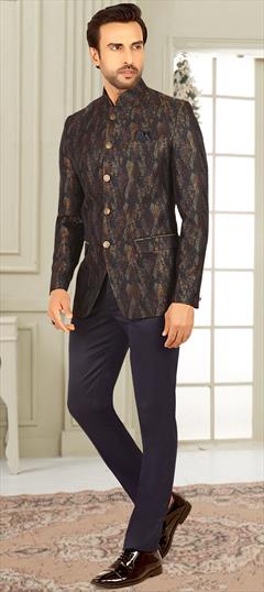 Party Wear Multicolor color Jodhpuri Suit in Rayon fabric with Printed work : 1876274
