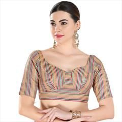 Casual Multicolor color Blouse in Georgette fabric with Embroidered work : 1899034