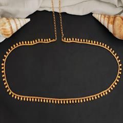 Gold color Waist Chain in Metal Alloy studded with Beads & Gold Rodium Polish : 1938833