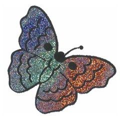 350003 Multicolor color family Tattoos in  fabric with  work.
