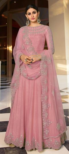 Teen Girls Pink Art Silk Embroidered Salwar Set | Teen Girls Salwar Kameez, Indian Wedding Dress , Wedding Clothing by Ethnovog