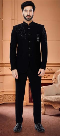 A Perfect Blue Jodhpuri Suit - Fusion Wear Online for Men - Manyavar.com |  Wedding suits men, Wedding suits men black, Jodhpuri suits for men