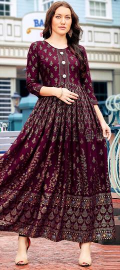 S4u 420 fancy Western style Fancy Long Kurti collection at best rate