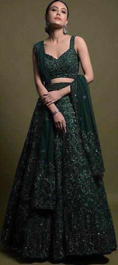 Pink color Mirror work Designer Lehenga choli for Wedding & Engagement –  Joshindia