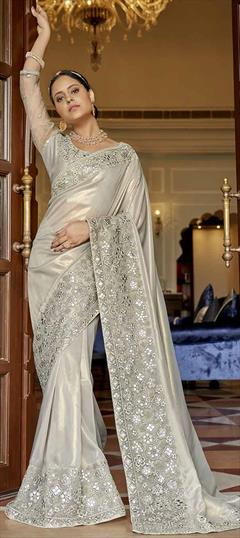 Teal Chiffon Bridal Wedding Saree Online | Bagtesh Fashion
