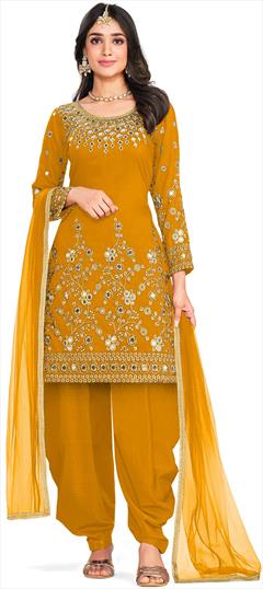 Amazon.com: stylishfashion Patiala Salwar Kameez Embroidered Womens Indian  Dress Ready to wear Salwar Suit (Choice 1, Unstitch) : Clothing, Shoes &  Jewelry