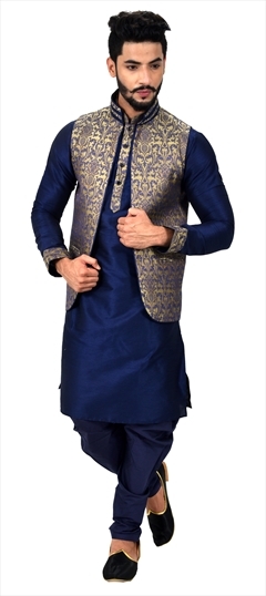 Buy Kurta Pajama With Jacket and Vest Online for Men in USA — Karmaplace