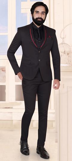 Peter England Elite Wedding Suits, Men Black Check Slim Fit Wedding Two  Piece Suit for Suits at Peterengland.abfrl.in
