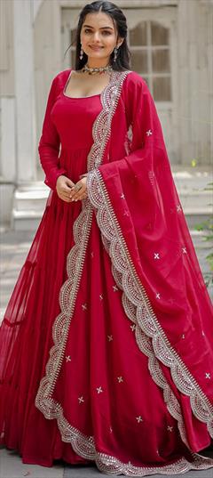 Indian Clothing Online- Buy Sarees, Salwar Suits, Lehengas-Inddus | Pink  designer dresses, Indian fashion dresses, Dress indian style