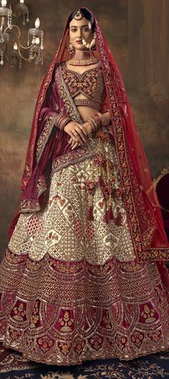 Buy Myra Wine Heavy Embroidered Velvet Bridal Lehenga Online at Best Price  | Distacart