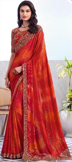 Buy online Women's Self Design Orange Colored Saree With Blouse from ethnic  wear for Women by Banarasi Patola for ₹1799 at 65% off | 2024 Limeroad.com
