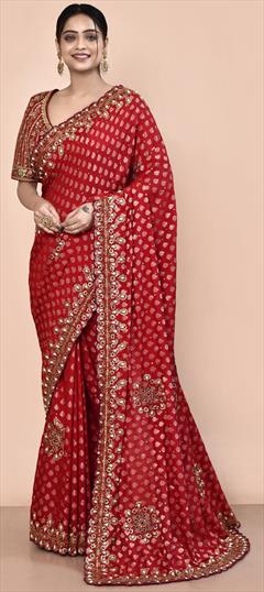 Jacquard Saree - Indian Bridal Elegance – Weaversdirect