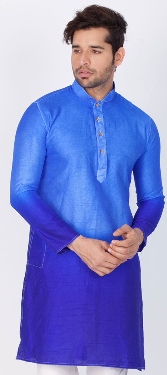 Blue color Cotton fabric Kurta 1500663