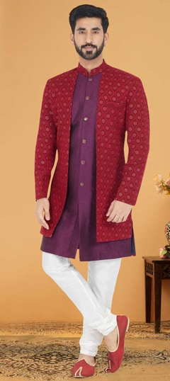 sachin and babi light blue dress Mens Indo Western Outfits main image 0