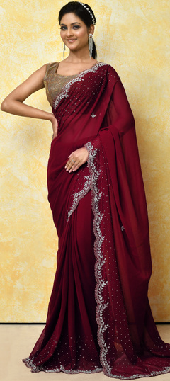 Bridal stone work sarees best sale