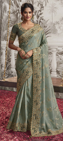 Green colour wedding saree hotsell