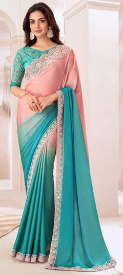 Chiffon party wear sarees hotsell