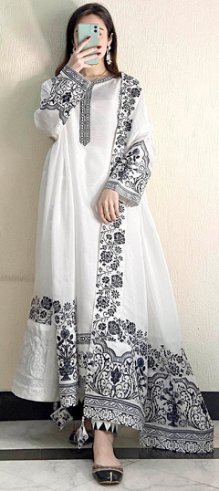 White Off White Salwar Kameez Plain White Salwar Suits