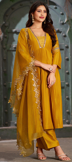 Yellow Lace Salwar Kameez Shop online Salwar Suits