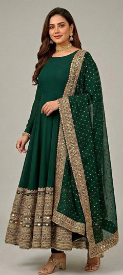 slim fit dress slacks Emerald Green Color Wedding Sharara Set Daima Online main image 1