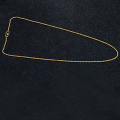 Gold color Chain in Brass studded with Artificial & Gold Rodium Polish : 1753499