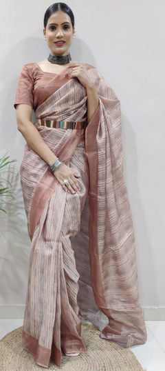 Festive, Traditional Multicolor color Saree in Kota Silk fabric with South Digital Print work : 1901131