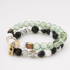 Enamel Multicolor color Bracelet in Metal Alloy studded with Pearl
