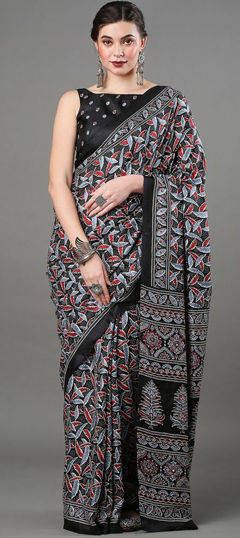 Multicolor color Saree in Art Silk fabric with Printed work
