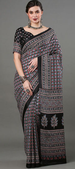 Multicolor color Saree in Art Silk fabric with Printed work