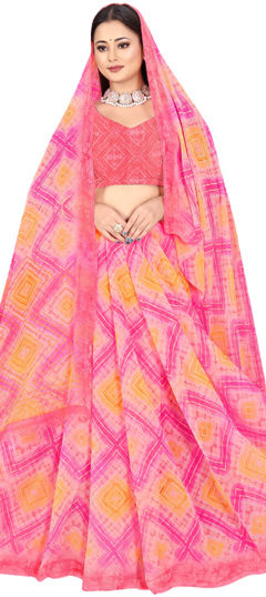 Multicolor color Saree in Georgette fabric with Printed work