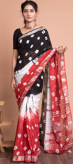 Multicolor color Saree in Cotton fabric with Printed work