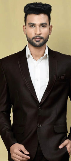 Pink and Majenta color Blazer in Viscose fabric with Thread work