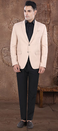 Pink and Majenta color 2 Piece Suit (without shirt) in Viscose fabric with Thread work
