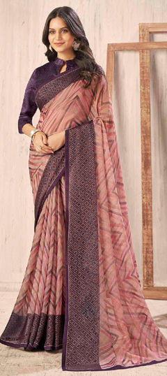 Multicolor color Saree in Cotton fabric with Printed work